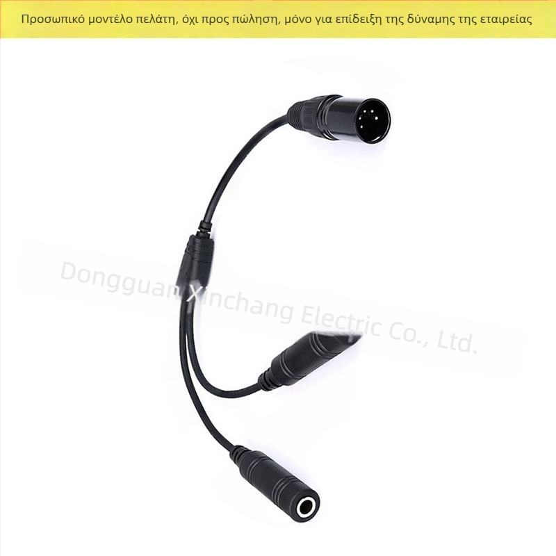 Καλώδιο διαχωριστή ακουστικών XLR, ένα προς δύο, θηλυκές υποδοχές 6,3/5,2 mm, PJ-055, Xinchang