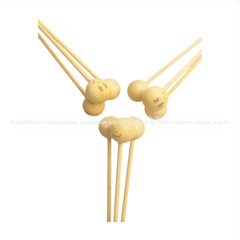 Ξύλινο μασάζ χτύπημα για τα πόδια – μηχανικός έλεγχος, χωρίς παροχή ρεύματος, 3 στρογγυλές κεφαλές μασάζ, CVT μετάδοση, Έκδοση 2022