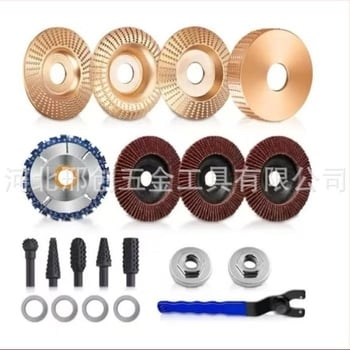 Σετ 14 δίσκων λείανσης για ξυλουργική, για γωνιακό τροχό, με σκληρό κυκλικό τροχό λείανσης για ακονίσεις μαχαιριών και γυάλισμα