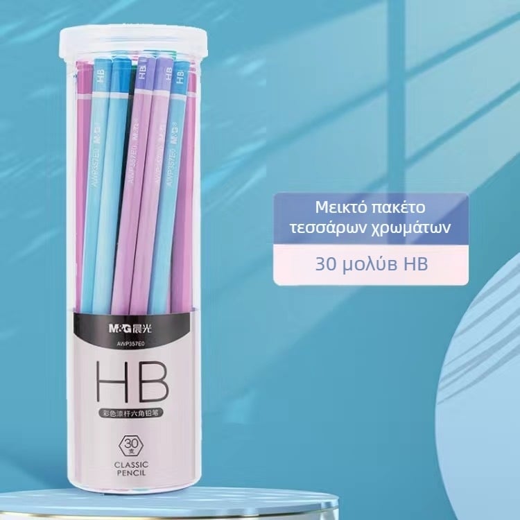 Μολύβι Morning Light M&G HB, Ξύλινο σώμα, για παιδιά Α'–Β' τάξης