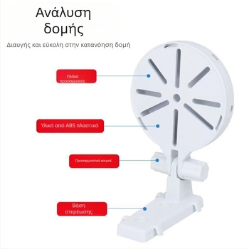 Χωρίς τρύπες, καθολικός εσωτερικός τοίχος-βάση για κάμερες παρακολούθησης (πλαστικό, έγχυση χύτευσης, μάρκα Hong Xuan, με αρχική βάση στήριξης)