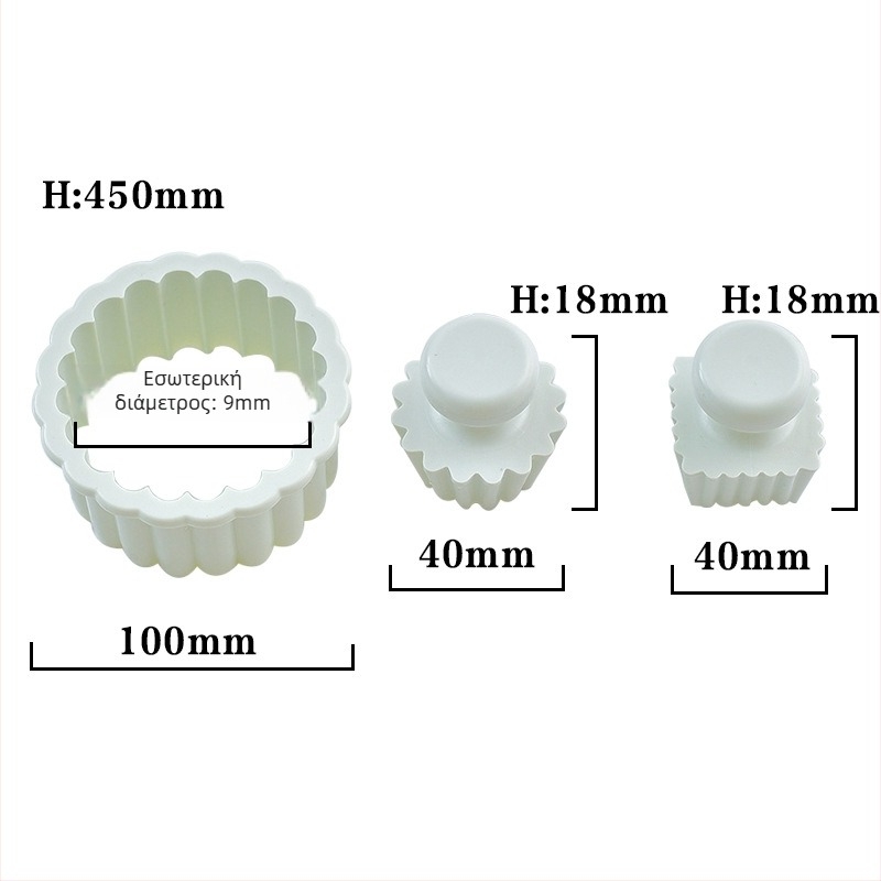 Μορφή για μπισκότα, Σειρά Fruit Tower Mould, Ακανόνιστο σχήμα, Χάλυβας άνθρακα, 2024