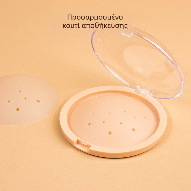 Αυτοκόλλητο στήθους από σιλικόνη - αναπνέον, αόρατο, υπερλεπτό, στρογγυλό σχήμα, σεξουαλικό σχέδιο