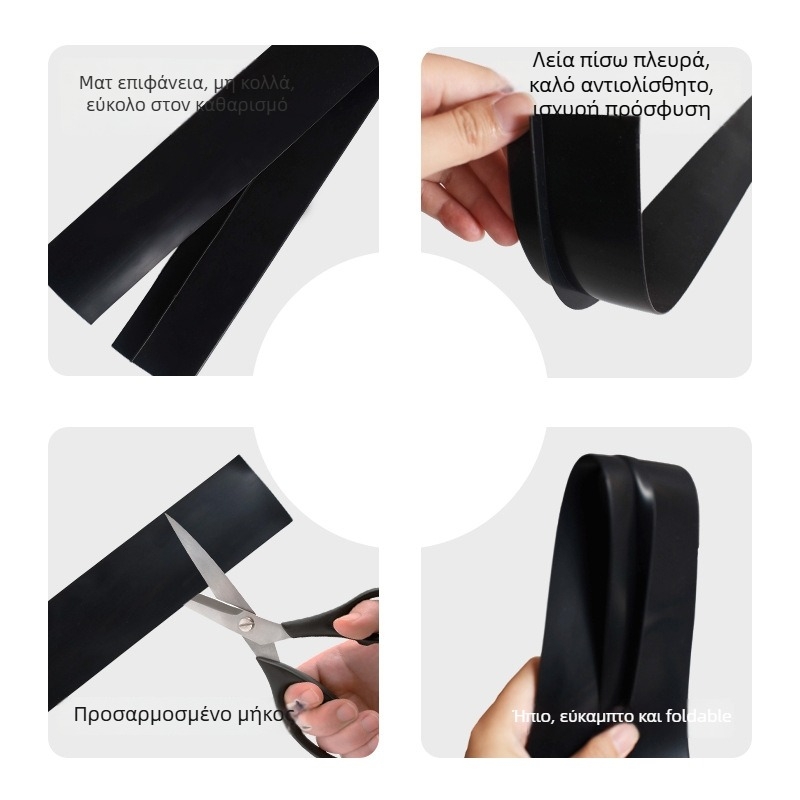 Σιλικονούχο στεγανοποιητικό κενό φούρνου-πάγκου, Τ-σχήματος, ανθεκτικό σε υψηλές θερμοκρασίες, σφραγιστικό κατά σκόνης και λίπους