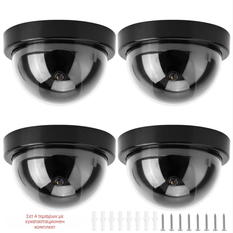 Κάμερα προσομοίωσης εσωτερικού/εξωτερικού χώρου, ABS πλαστικό, τροφοδοσία 3.3V, τοποθέτηση χωρίς τρύπημα, σετ 4 τεμάχια
