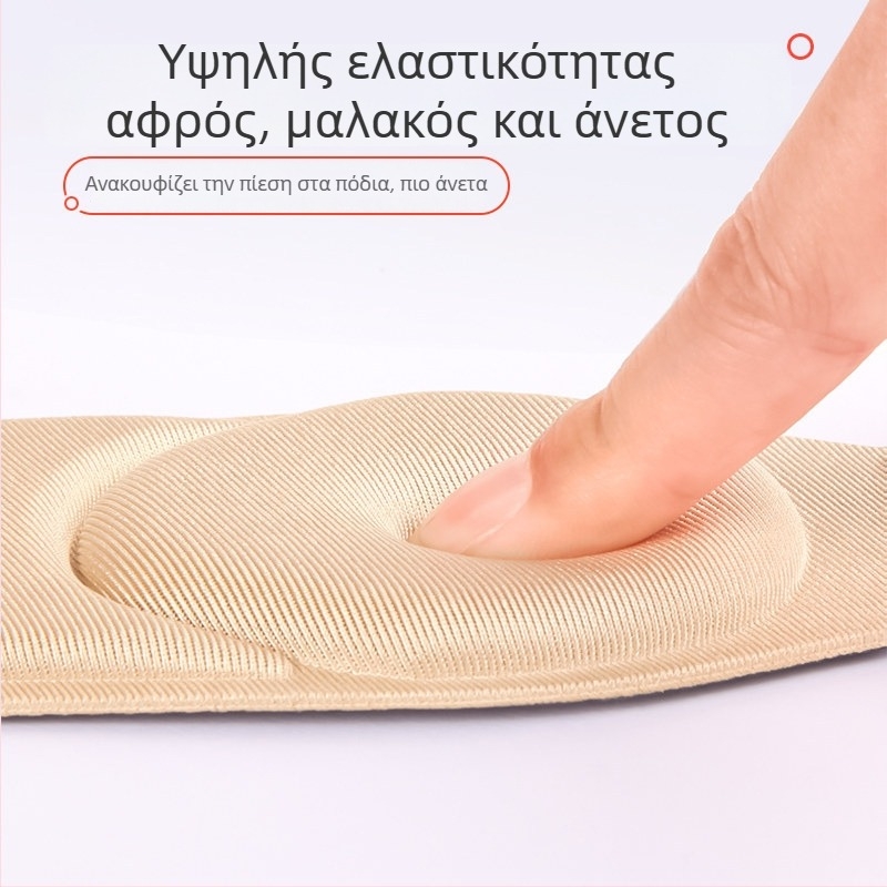 Σόλες από αφρό – μοντέλο πλήρους πάτου; κατάλληλες για αθλητικά, δερμάτινα, casual και εργασιακά παπούτσια; λειτουργία: απορρόφηση ιδρώτα; κατηγορία: ολόκληρη σόλα; για όλες τις εποχές; για άνδρες και γυναίκες; διαθεσιμότητα παραμετροποίησης