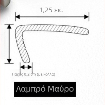 PVC αυτοκόλλητη γωνιακή ταινία περιγράμματος για οροφή – λαμπερό μεταλλικό φινίρισμα, μοντέλο Yt308, στυλ: επίπεδο / σύγχρονο μινιμαλιστικό / προσιτό πολυτελές, για οροφές, πλαίσια παραθύρων και θυρών