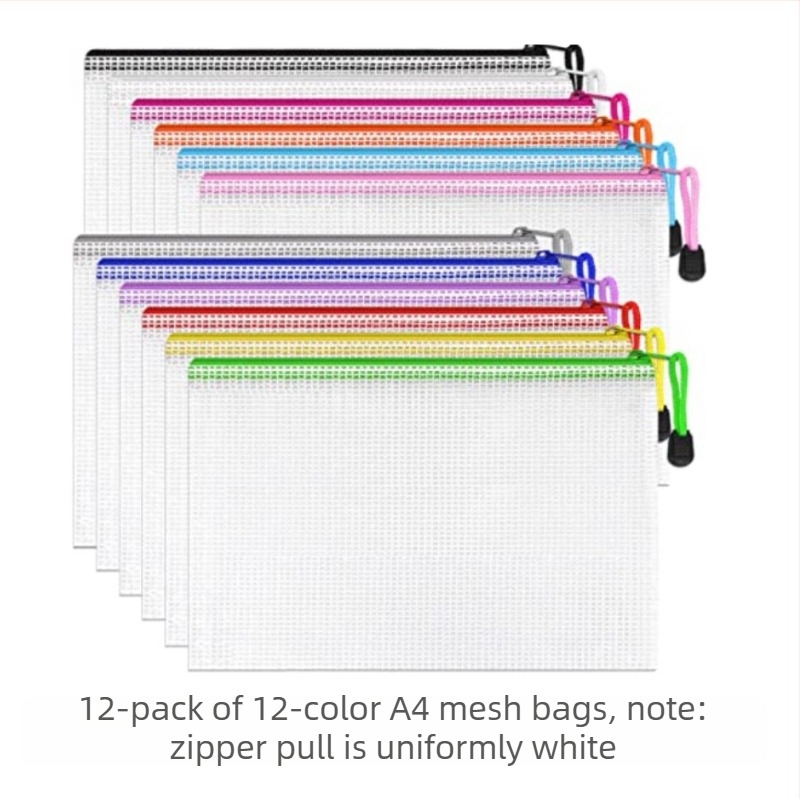 Chuanglihua PVC θήκη με φερμουάρ και δίχτυ με διαχωρισμούς