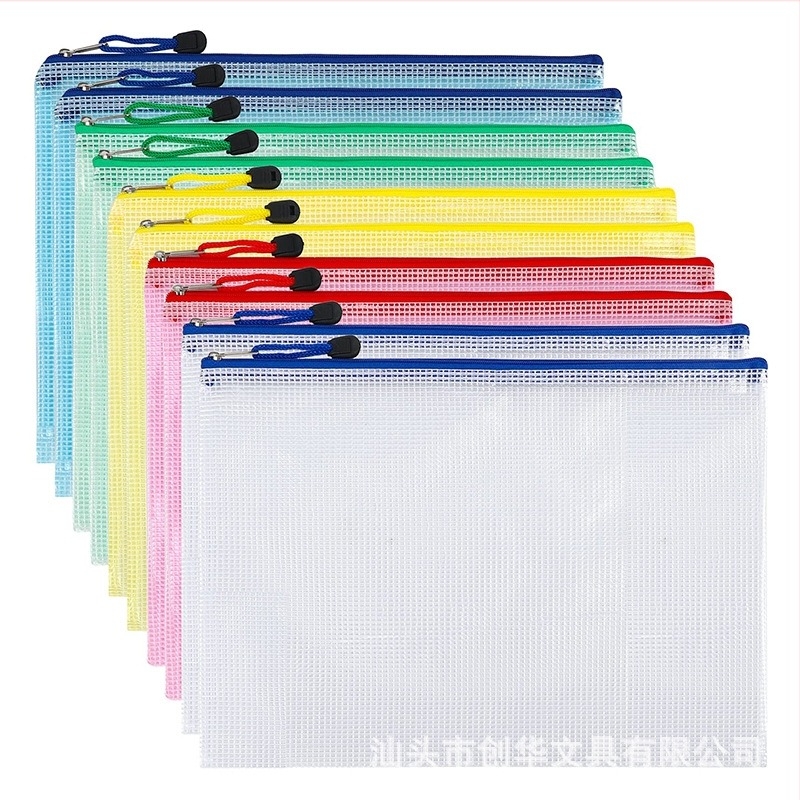 Chuanglihua PVC θήκη με φερμουάρ και δίχτυ με διαχωρισμούς