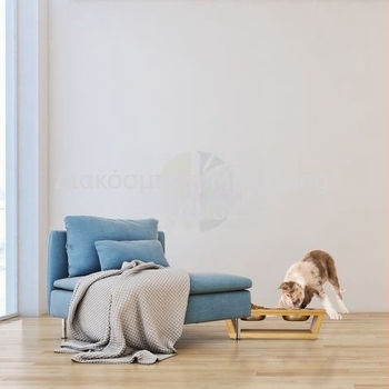 Ράφι για μπολ κατοικίδιων από μπαμπού, μοντέλο H198, μάρκα Mingjiang, σετ 8 τεμαχίων (Υλικό: μπαμπού; Μοντέλο: H198; Μάρκα: Mingjiang; Συσκευασία: 8 τεμάχια)