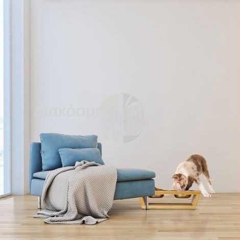 Ράφι για μπολ κατοικίδιων από μπαμπού, μοντέλο H198, μάρκα Mingjiang, σετ 8 τεμαχίων (Υλικό: μπαμπού; Μοντέλο: H198; Μάρκα: Mingjiang; Συσκευασία: 8 τεμάχια)