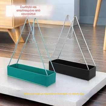 Κρεμαστός ράφι για εντομοαπωθητικό ινσένς, τριγωνικός σχεδιασμός, από σιδερένιο υλικό και σανδαλόξυλο, οικιακή χρήση