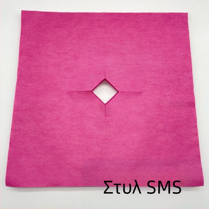 Μαξιλαράκι προσώπου μιας χρήσης από μη υφαντό ύφασμα, μονόχρωμο, με εκτύπωση λογότυπου, δυνατότητα προσαρμογής