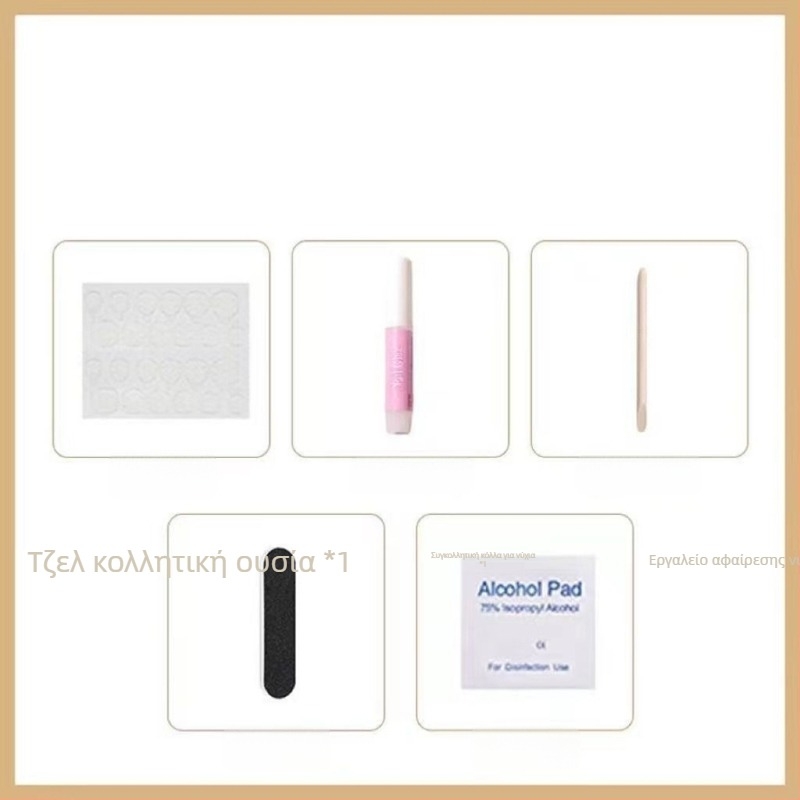 Μακριά τεχνητά νύχια σε σχήμα σταγόνας νερού με μοτίβο ρόδων, υπερλεπτά και χωρίς ραφές, χειροποίητα