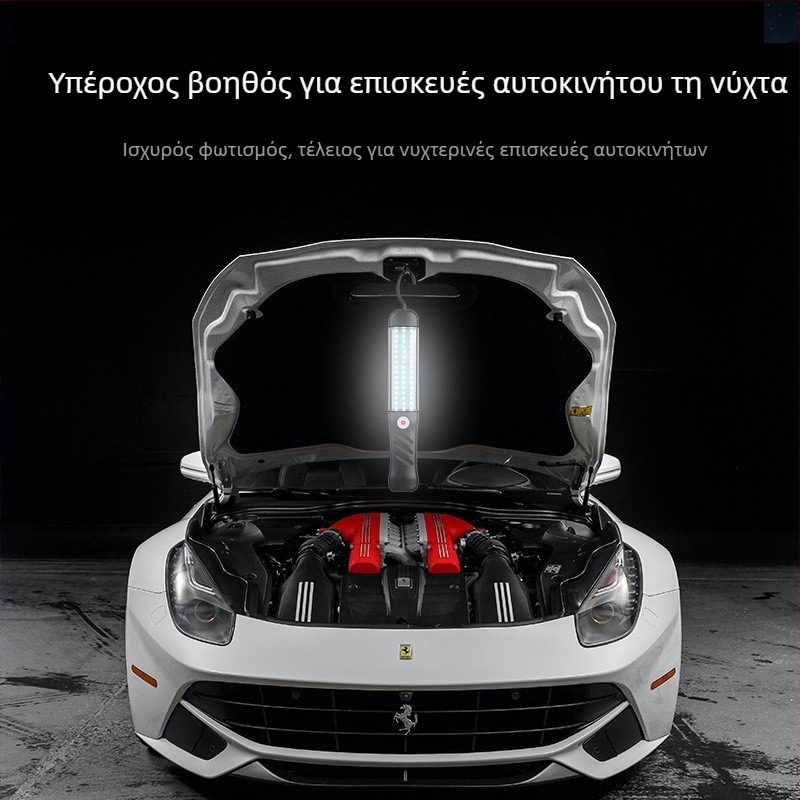 Λαμπτήρας έκτακτης ανάγκης USB χειρός με ρυθμιζόμενη φωτεινότητα, IP65, LED 5730, 3000 lm, τροφοδοσία USB 5V