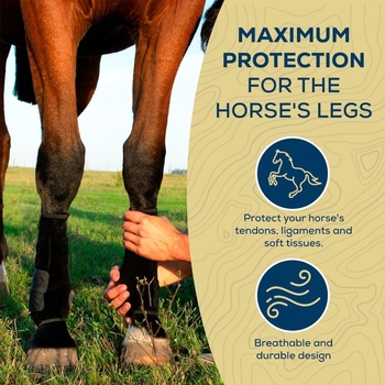 RH προστασία ποδιού αλόγου από νεοπρένιο, υψηλής ελαστικότητας, απορρόφηση κραδασμών, συσκευασία 150 τεμάχια