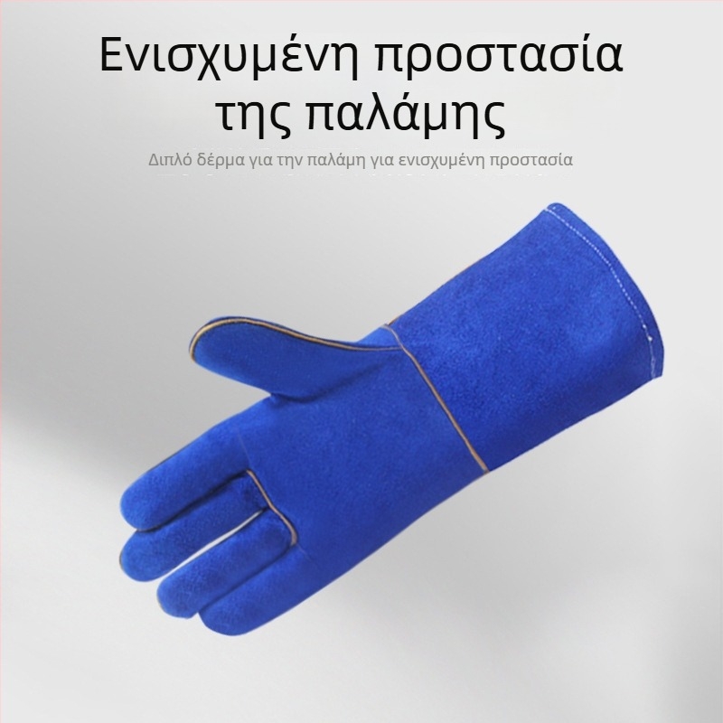 Tonghui γάντια συγκόλλησης από μοσχαρίσιο δέρμα για συγκόλληση