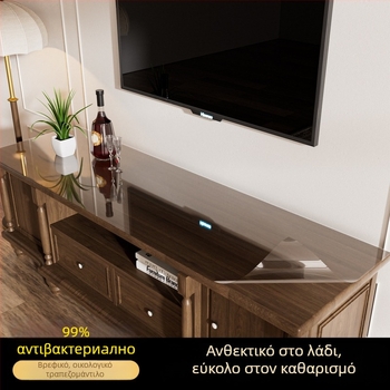 Διαφανής προστατευτική μεμβράνη για επιφάνειες τραπεζιού από ξύλο και μάρμαρο – αυτοκόλλητη, ανθεκτική στη θερμότητα, αδιάβροχη, αντιβακτηριακή