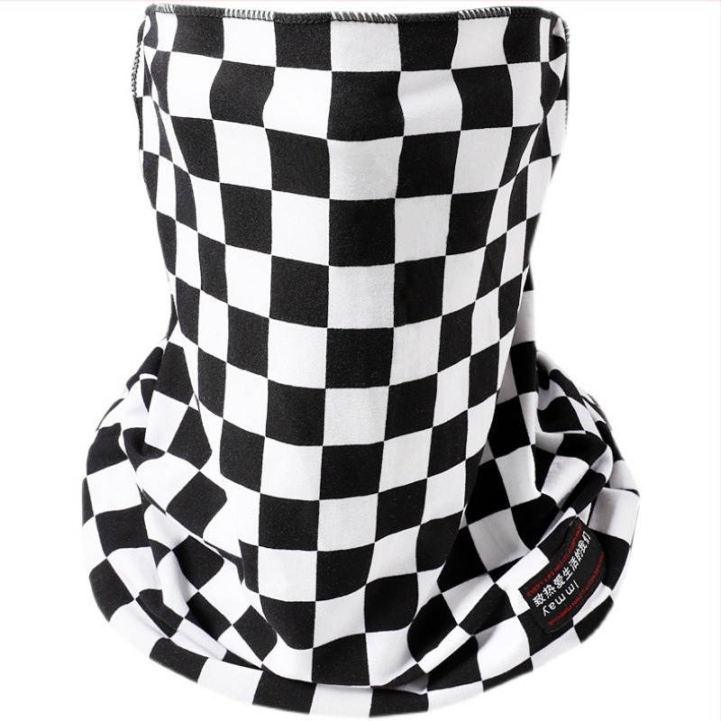 Μάσκα για ιππασία με προστασία του λαιμού και σκίαση, ήμισυ κάλυψη προσώπου, πολυεστερικό ύφασμα 61–70%