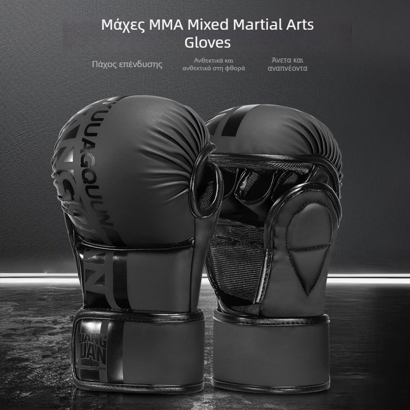 Γάντια πυγμαχίας για ενήλικες - επαγγελματική εκπαίδευση, Muay Thai με μισά δάχτυλα, μοντέλο ltao1003836576, μάρκα Haichao Department Store Factory