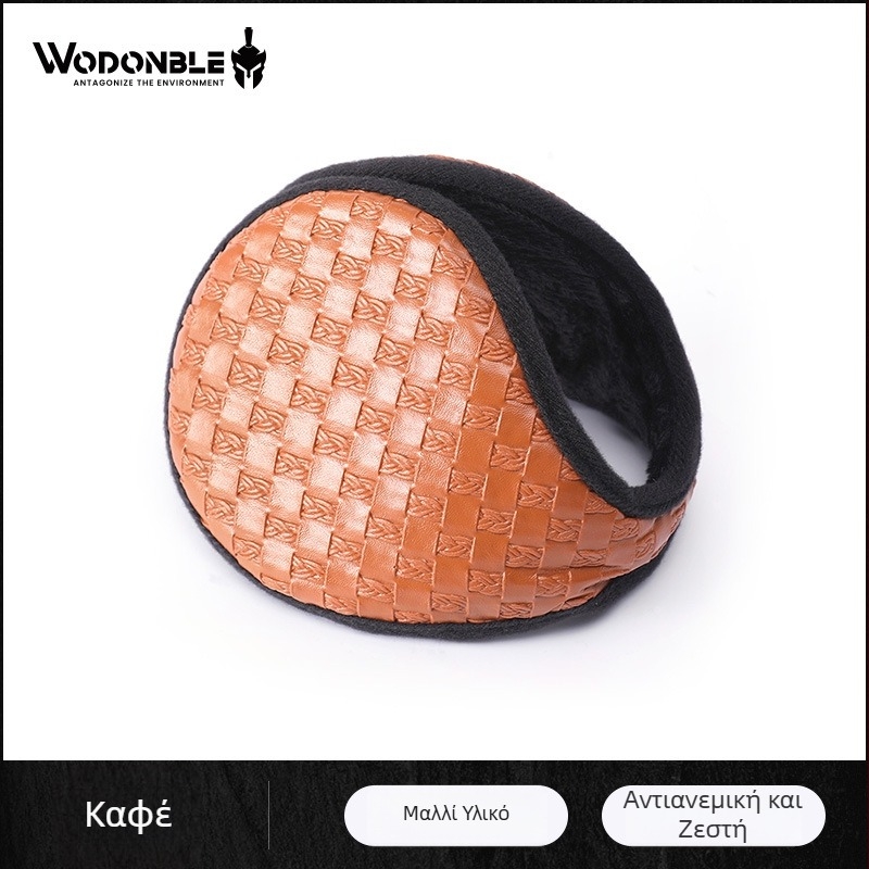 Unisex προστασίες αυτιών από καρό βαμβάκι, ζεστασιά για χειμώνα και φθινόπωρο, κατάλληλες για ταξίδια