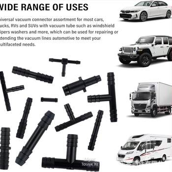 Σετ γρήγορων συνδετήρων σωλήνα ύδρευσης με τριπλό Y συνδετικό, υλικό PP, γενική συμβατότητα, συσκευασία 64 ή 113 τεμάχια