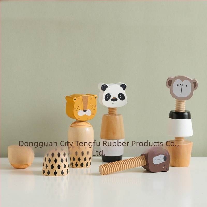 Ξύλινο παιχνίδι συναρμολόγησης με βίδες και παξιμάδια, μοντέλο PMZ2208, για ηλικίες 4–6 ετών