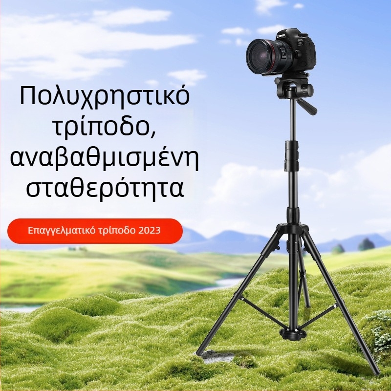 Τριών αξόνων σταθεροποιητής για κινητό με αυτόματη παρακολούθηση, αλουμινένιο δάπεδο σταντ, φόρτωση 5 kg, σωλήνας 2–3 τμημάτων