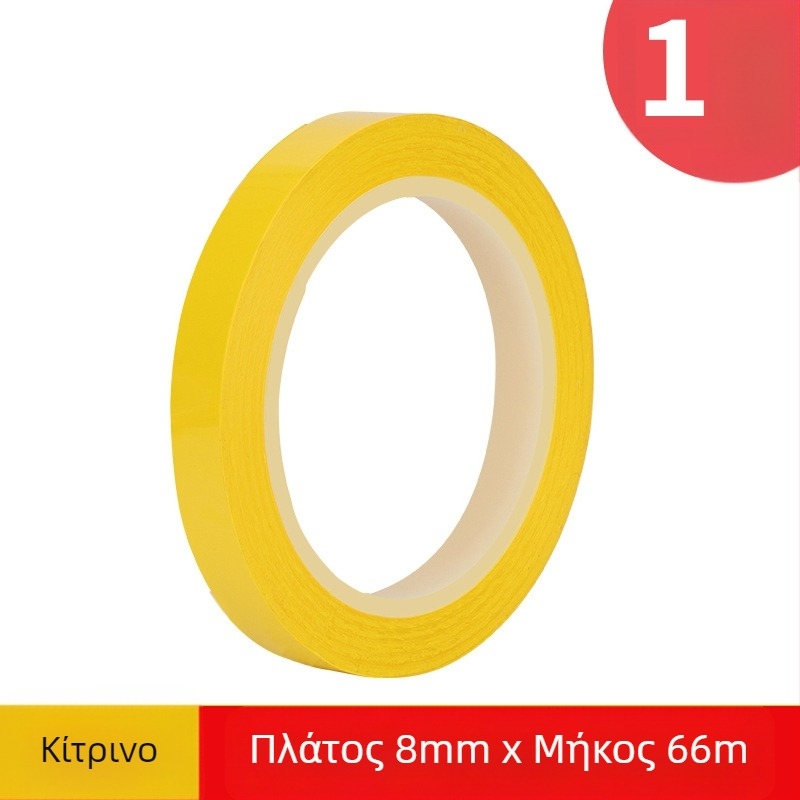 Ταινία σήμανσης λευκού πίνακα με PET βάση, ακρυλική κόλλα, μονής όψης, αποκοπή με μαχαίρι