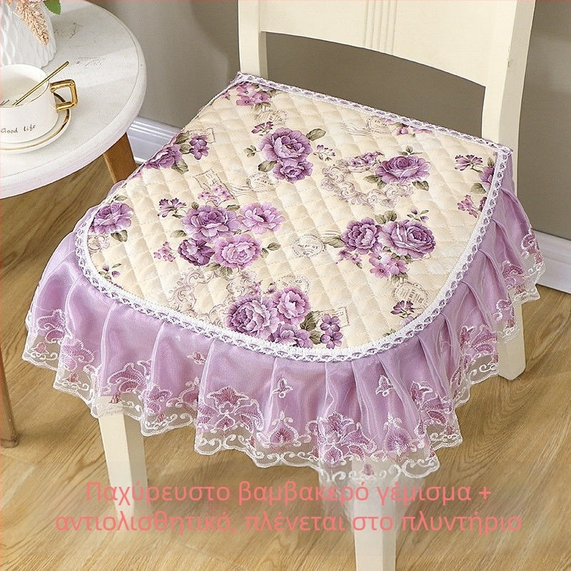 Μαξιλάρι καρέκλας – μαξιλαράκι για τα οπίσθια, δαντελωτό κάλυμμα, γέμισμα από μετάξι, νέο κινεζικό στυλ