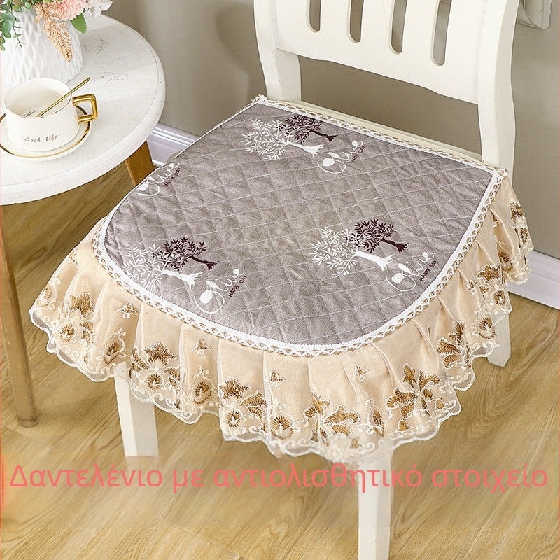 Μαξιλάρι καρέκλας – μαξιλαράκι για τα οπίσθια, δαντελωτό κάλυμμα, γέμισμα από μετάξι, νέο κινεζικό στυλ