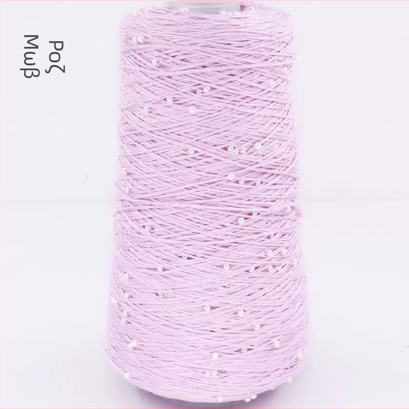 Βαμβακο-βισκόζη νήμα για πλέξιμο — κονό νήμα, Ρινγκ Σπίνινγκ, RS002 (Μάρκα Ruishi; Αλλο όνομα: Pearl Mercerized Cotton Thread)