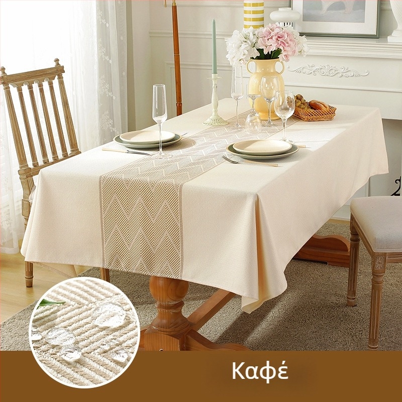 Τραπεζομάντηλο, πολυεστέρας, ορθογώνιο, σκανδιναβικό γεωμετρικό σχέδιο, αδιάβροχο και ανθεκτικό στη φθορά.