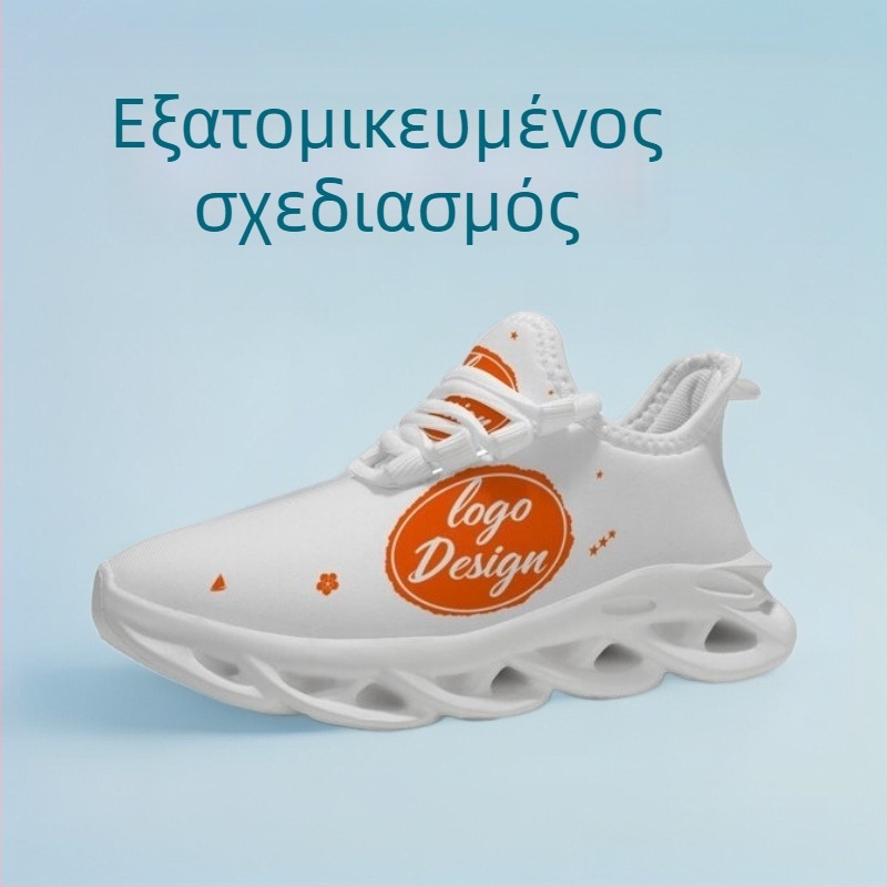 Παιδικά παπούτσια για τρέξιμο με δίχτυωτό πάνω μέρος και σχέδιο καρτούν – ελαφριά, αντιολισθητικά, καουτσούκ σόλα