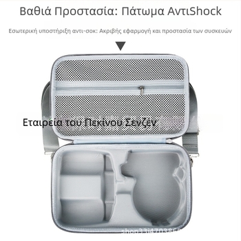 Αναδιπλούμενη θήκη προστασίας drone για DJI Flip με θήκη οθόνης και τηλεχειριστήριο, EVA, ιμάντας crossbody