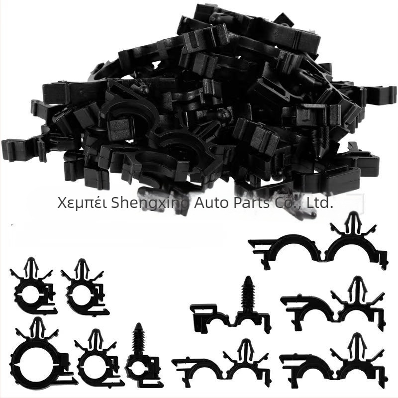 Σετ από νάιλον συγκρατήρες για καλώδια αυτοκινήτου, 290 τεμάχια, συμβατό με πολλούς τύπους οχημάτων, περιλαμβάνει κλιπ καλωδίων και σωληνωτές θήκες