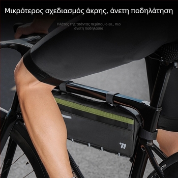 Τσάντα ποδηλάτου για διαμήκη ράγα – Oxford 900D, υφάσματα υψηλής ελαστικότητας, χωρητικότητα 2,6 L, μοντέλο YP0707415, εσωτερική επένδυση, μάρκα WEST BIKING/West Rider