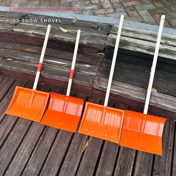 Πλαστικό φτυάρι χιονιού για παιδιά — εξωτερικό εργαλείο αποχιονισμού με δυνατότητα προσαρμογής