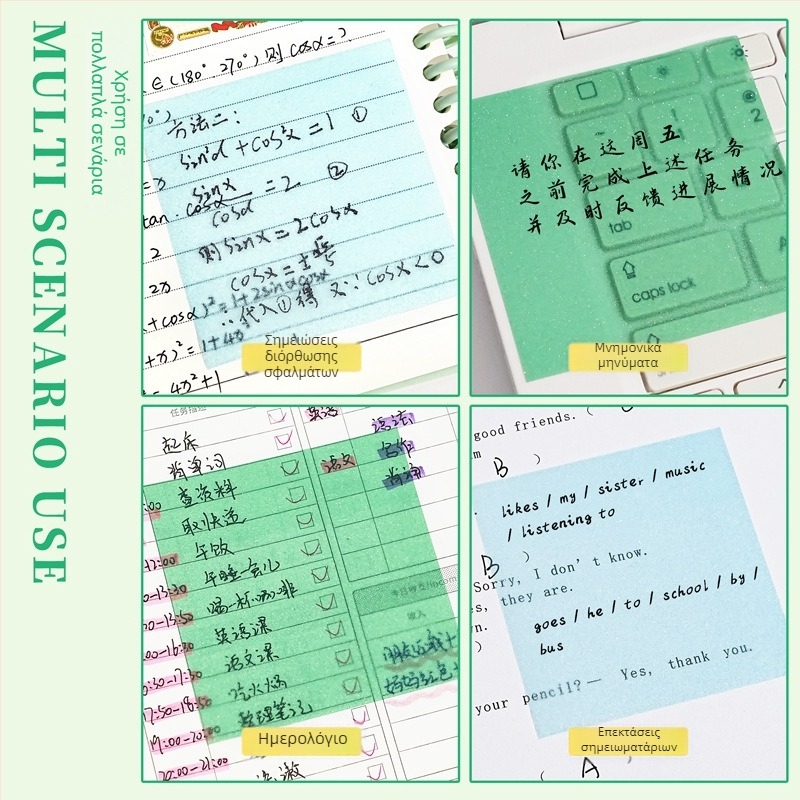 Στυλ τούβλου σημειώσεις κολλώδεις και ετικέτες υπενθύμισης, κόλλα: Ναι, Μάρκα: yj, Διαφανείς ετικέτες, Κατάσταση IP: Μη εξουσιοδοτημένο