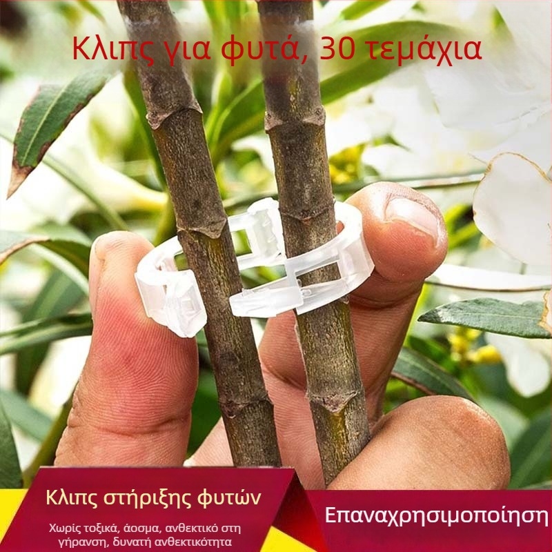 Κλιπ για αναρριχητικά φυτά από PVC – κατάλληλο για λαχανικά, φρούτα και αμπέλια