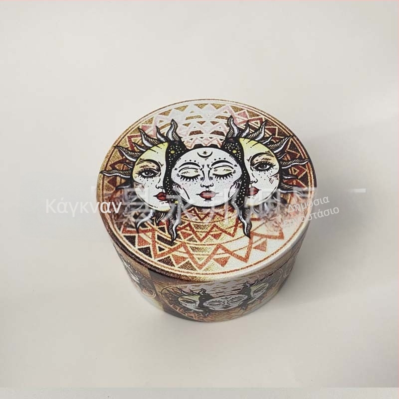 Αλεστήρας τσιγάρων από κράμα ψευδάργύρου, τεσσάρων στρώσεων, UV εκτύπωση, δυνατότητα εκτύπωσης λογότυπου