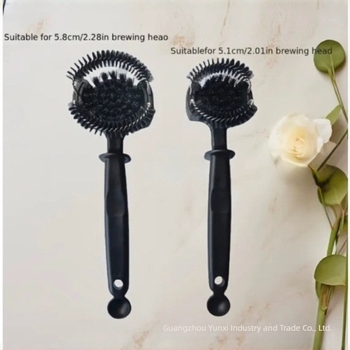 Ημι-αυτόματη βούρτσα καθαρισμού μηχανής καφέ με αποσπώμενη κεφαλή και χειρολαβή για μηχανές εσπρέσο