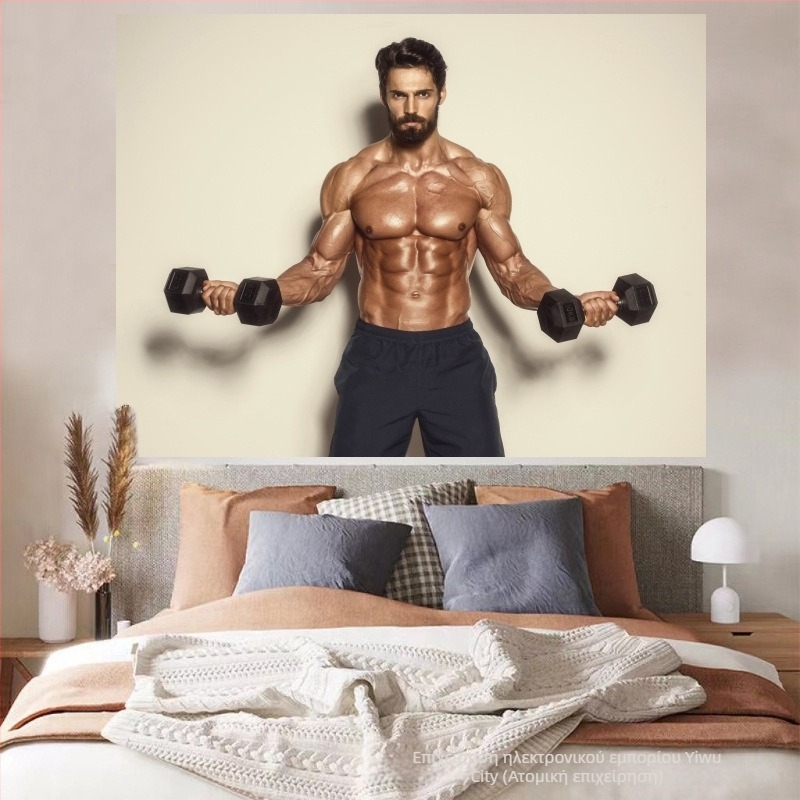 Ταπέτσα τοίχου — βελούδινο ύφασμα, 100% πολυεστέρας, μοντέρνο μίνιμαλιστικό στυλ (ψηφιακή μεταφορά θερμότητας; ορθογώνιο)