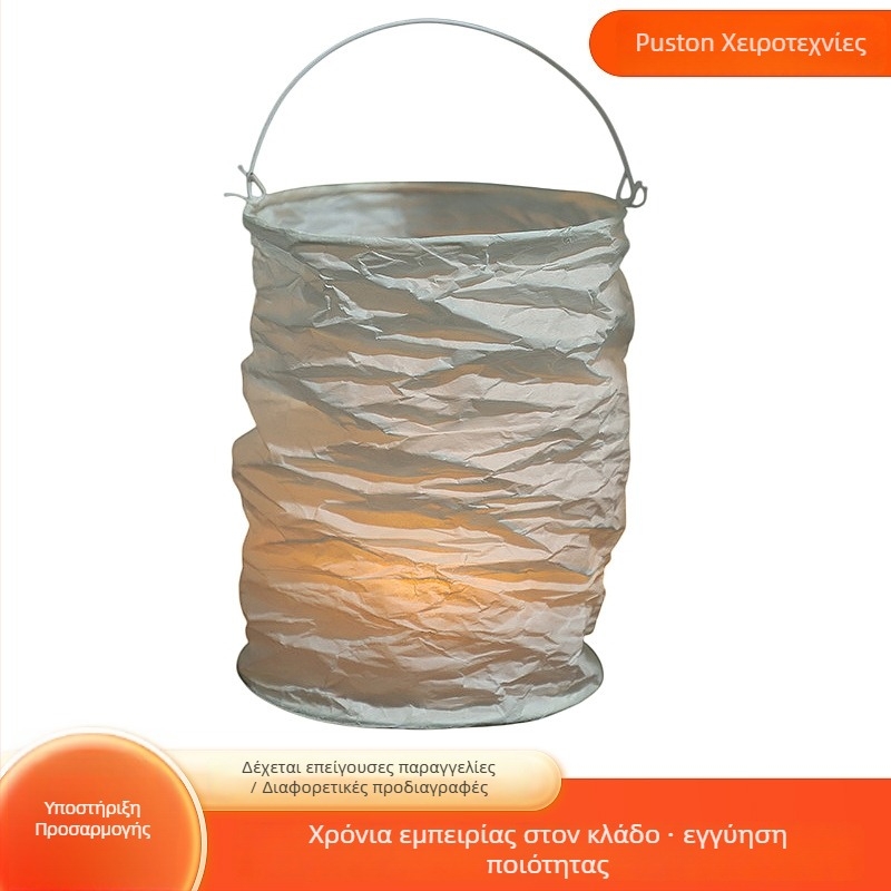 Puston χαρτινό φανάρι, στρογγυλό σχήμα; Υλικό: Χαρτί; Τεχνική: Άλλο; Στυλ: Μοντέρνο και μινιμαλιστικό; Λειτουργία: DIY