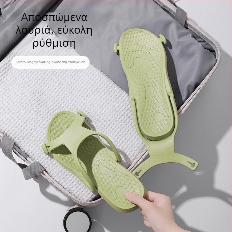 Unisex Αναδιπλούμενες παντόφλες EVA – EVA επάνω μέρος και σόλα, Injection-Molded σόλα, 400 g