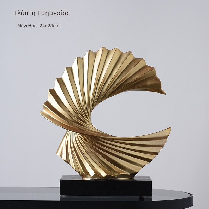 Διάκοσμητικό πλούτου, ρητίνη, ελαφρύς πολυτελής σχεδιασμός, χειροποίητο ζωγραφισμένο, κατάλληλο για βιτρίνα κρασιού και οικιακό γραφείο