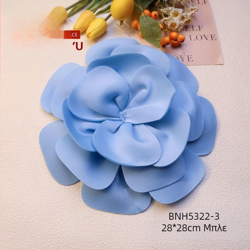 Minyu DIY διακοσμητικές εφαρμογές με λουλούδια για ρούχα – πολυεστερικές εφαρμογές για παλτά, φορέματα και μπλούζες