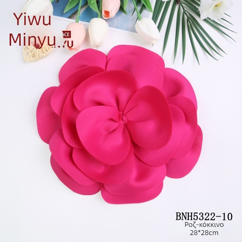 Minyu DIY διακοσμητικές εφαρμογές με λουλούδια για ρούχα – πολυεστερικές εφαρμογές για παλτά, φορέματα και μπλούζες