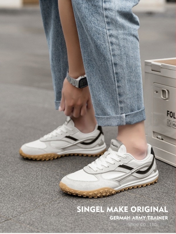 Γνήσια δερμάτινα επίπεδα παπούτσια με αντιολισθητική σόλα από καουτσούκ, ανθεκτικά στη φθορά και στη στρέψη, ελαφριά, φθινοπωρινά για γραφείο και καθημερινή χρήση