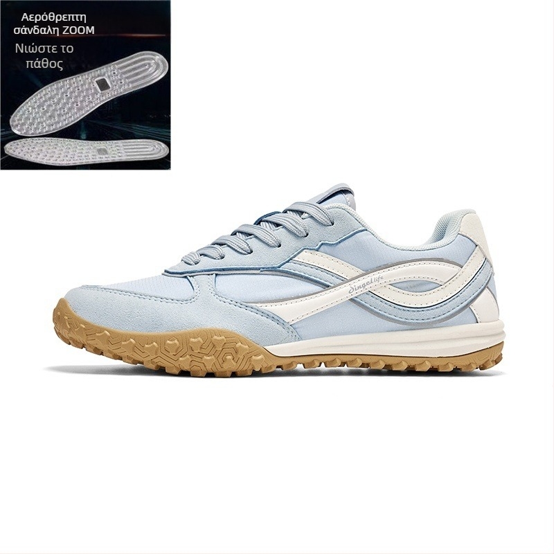 Γνήσια δερμάτινα επίπεδα παπούτσια με αντιολισθητική σόλα από καουτσούκ, ανθεκτικά στη φθορά και στη στρέψη, ελαφριά, φθινοπωρινά για γραφείο και καθημερινή χρήση